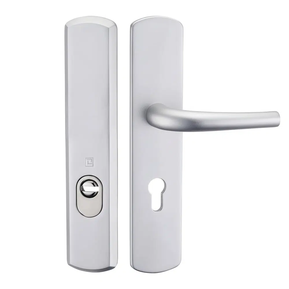 Poignée blindée Salomé borgne argent